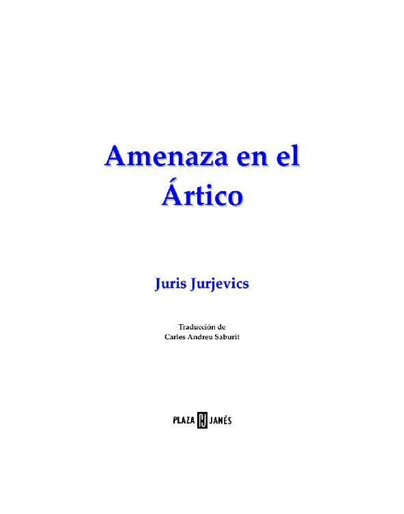 Portada de Amenaza en el Ártico